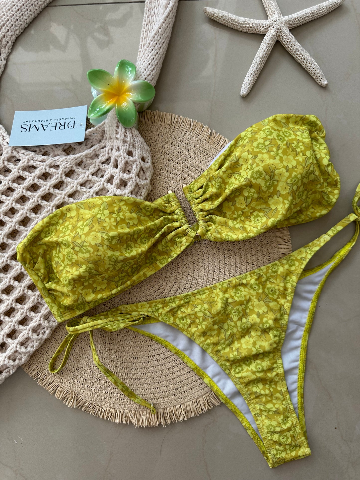 Set bandeau floreado
