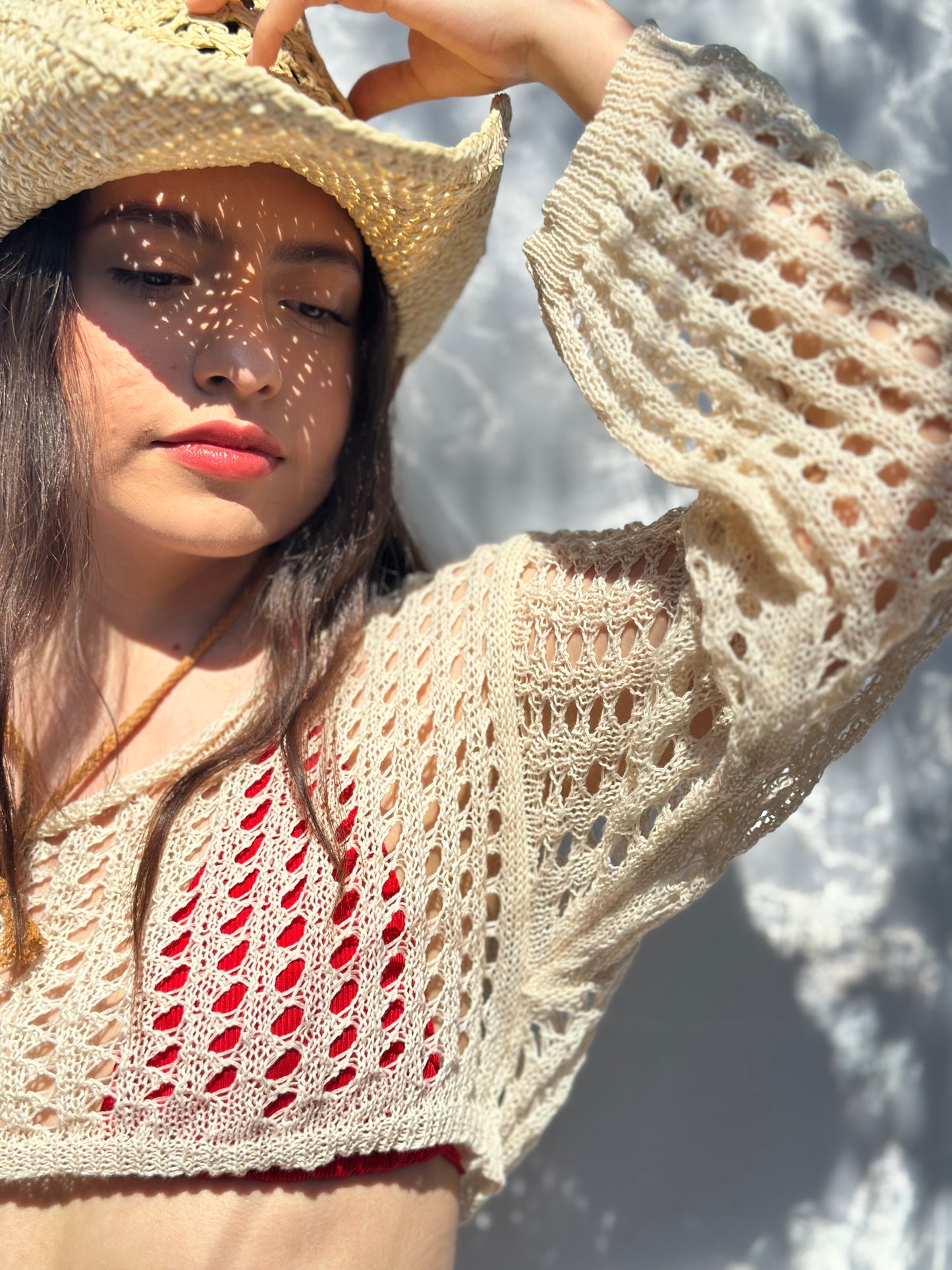 Cover up tejido de manga