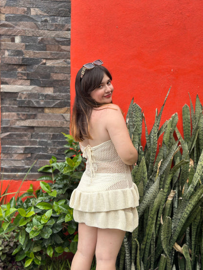 Salida de baño strapless