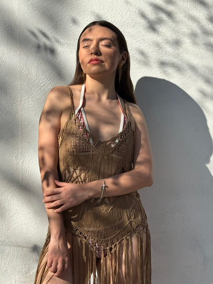 Salida de baño boho